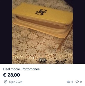 Ik verkoop leuk portomonees - 0