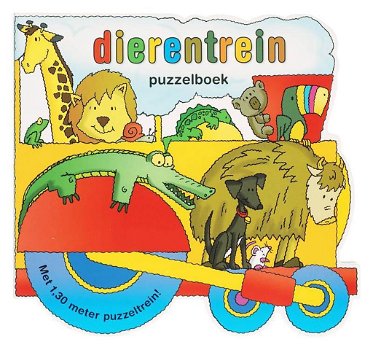 Dierentrein Puzzelboek - 0