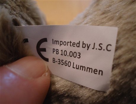 Te koop pluche knuffelbeer met sjaal en muts (hoogte: 35 cm) - 4