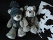 Te koop pluche knuffelbeer met sjaal en muts (hoogte: 35 cm) - 5 - Thumbnail