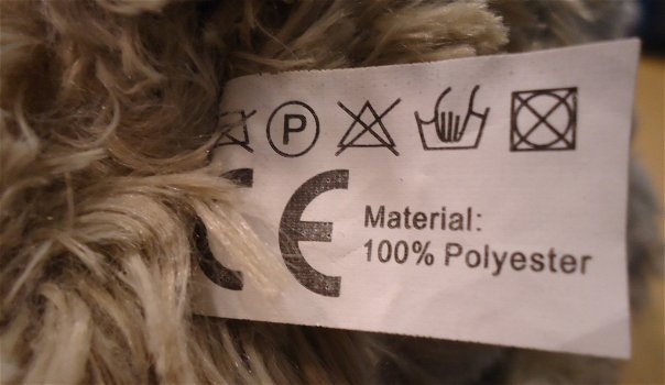 Te koop pluche knuffelhond met sjaal en muts (hoogte: 25 cm) - 7