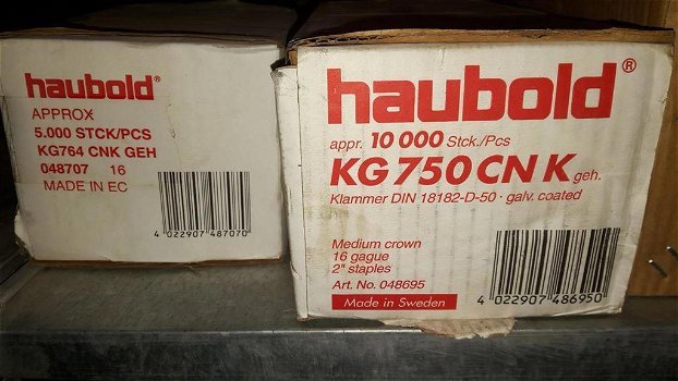 haubolt combitacker nieten/spijkers tot 64 mm met veel nieten - 4