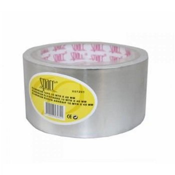 Rol aluminium tape breedte 48 mm lengte 10 mtr. - 0