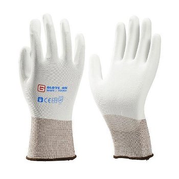 Handschoen White Touch maat L (9) set 3-delig - 0