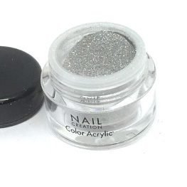 Glitter acryl - Silver - 0