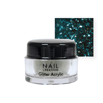 Glitter acryl - Ice blue - 0