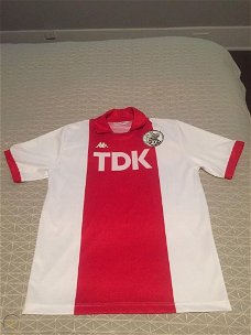 Ajax shirt Kappa MODERNE REPLICA!! oude logo maten S t/m XXL €60