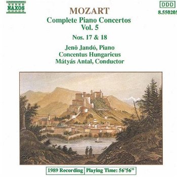 Jenö Jandó - Mozart: Complete Piano Concertos Vol. 5 (CD) - 0