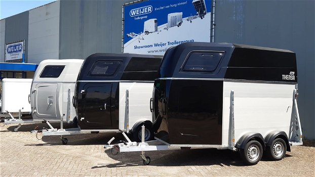 Atec Thensa 2 paards trailer met standaard vele luxe opties! - 0