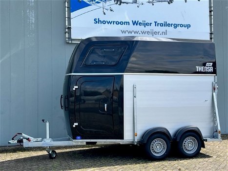 Atec Thensa 2 paards trailer met standaard vele luxe opties! - 1