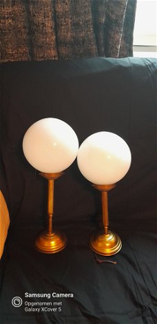 witbollen glazen lampen