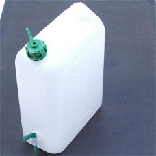 Jerrycan Wit 10 Liter + Kraan