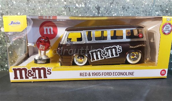 1947 Ford Ecoline + RED M&M 1/24 Jada - 0