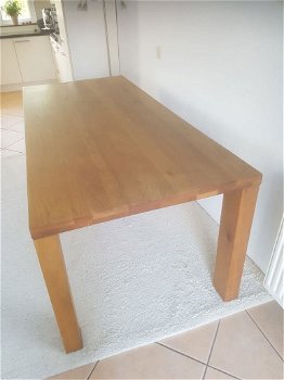 Mooie grote blankeiken eettafel - 0