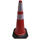 VERKEERS PYLON ROOD/WIT 75 CM - 0 - Thumbnail