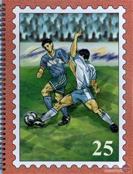 Postzegel Insteekalbum - Groot formaat: Voetbal-afbeelding - 0