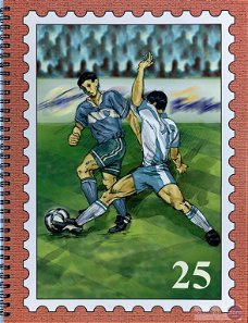 Postzegel Insteekalbum - Groot formaat: Voetbal-afbeelding