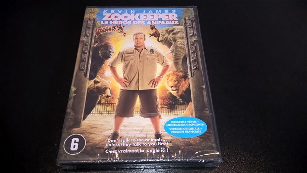 Zookeeper dvd met kevin james nieuw en geseald nl gesproken - 0