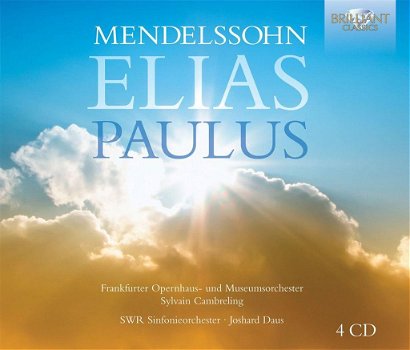Joshard Daus - Mendelssohn - Elias Paulus (4 CD) Nieuw - 0