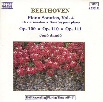 Jenö Jandó - Beethoven – Piano Sonatas, Vol. 4 (CD) Nieuw - 0