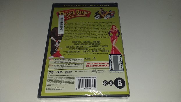 Who Framed Roger Rabbit dvd nieuw en geseald (Special Edition) - 1