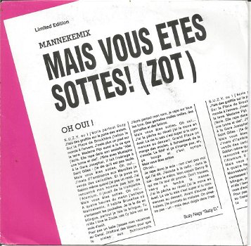 Suzy D. – Mais Vous Etes Sottes! (Zot) (1990) - 0