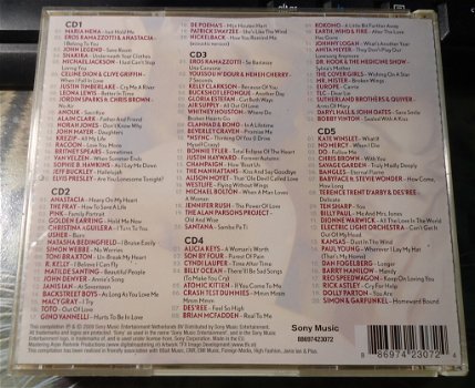 Originele 5CD-box Knuffelrock Top 100 (editie 2009) van Sony - 1