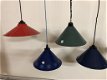 Brocante Hanglampjes in diverse kleuren. - 1 - Thumbnail