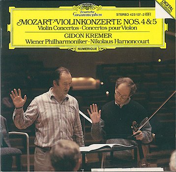 Gidon Kremer - Mozart • Wiener Philharmoniker • Nikolaus Harnoncourt – Violinkonzerte Nos. - 0