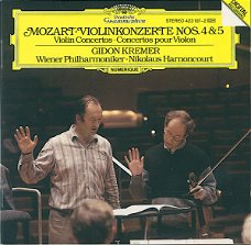 Gidon Kremer - Mozart • Wiener Philharmoniker • Nikolaus Harnoncourt – Violinkonzerte Nos.
