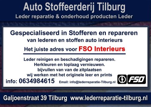 Ferrari interieur stoffeerderij en Leer reparatie Tilburg - 2