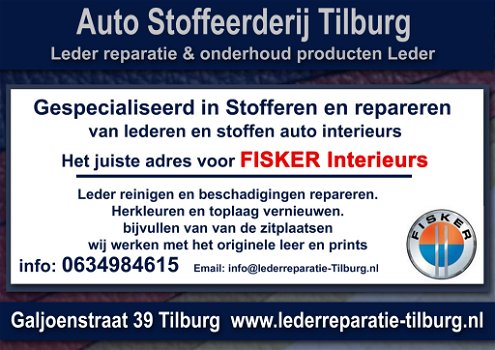 Ferrari interieur stoffeerderij en Leer reparatie Tilburg - 3