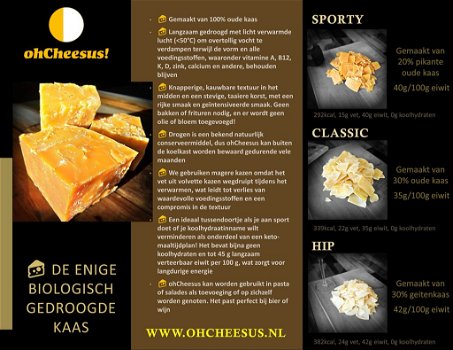 OHCHEESUS.NL : Ontdek een nieuwe snack van 100% kaas! Heerlijker dan chips en absoluut gezond! - 0