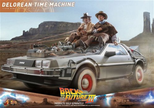 Hot Toys Back to the Future III Delorean MMS738 - 0