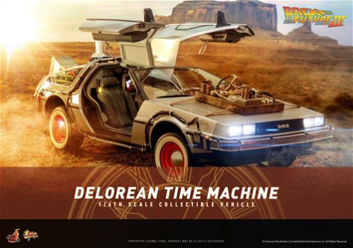 Hot Toys Back to the Future III Delorean MMS738 - 1