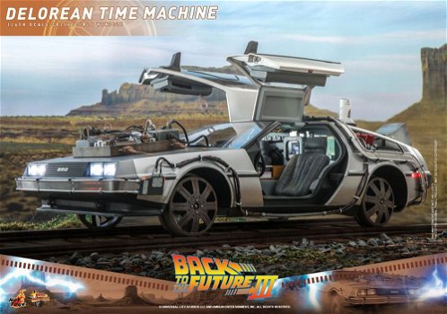 Hot Toys Back to the Future III Delorean MMS738 - 2