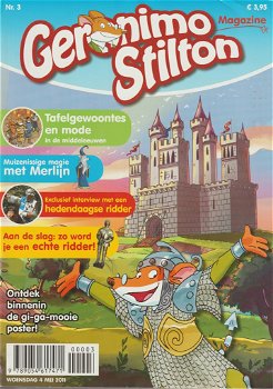 Geronimo Stilton 5x Magazine nr: 3-12-14-19 en 20 - 0