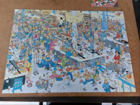 Jan van Haasteren puzzel Kassa erbij! 1000 stukjes. - 0