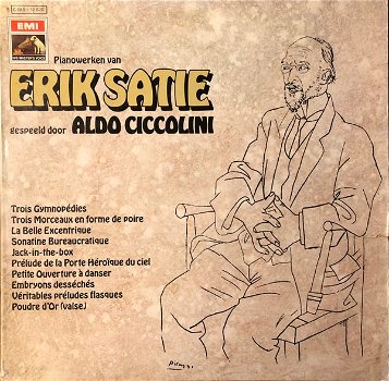 LP - Erik Satie - Aldo Ciccolini - pianowerken - 0