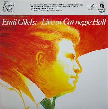 LP - Emil Gilels live at Carnegie Hall - 0