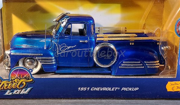 1951 Chevrolet Pick-up blauw 1/24 Jada 071 - 0