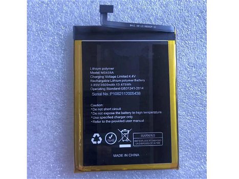 New battery MS608A 3500mah/13.475Wh 3.85V for Gplus MS608A - 0