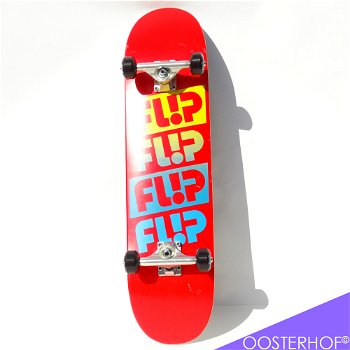 Flip Quattro Skateboard Red 7.88 Complete 60 x 20,5 cm - New - 0