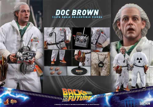 HOT DEAL Hot Toys BTTF Doc Brown MMS609 - 1