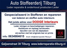 Dodge auto interieur leder reparatie en stoffeerderij Tilburg