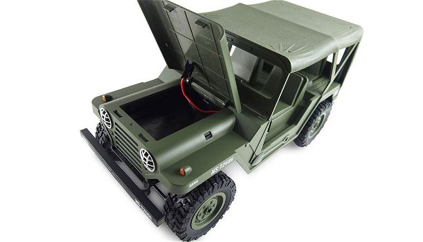 U.S. MS151 jeep militaire terreinwagen 1:14 4WD RTR, leger groen - 5