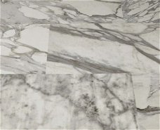 Vloerkleed Desso Sense of Marble rond gefestonneerd 180 cm