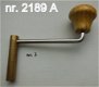 nr. 2191 - 00 = 2,00 mm Staal vernikkelde kloksleutel / opwindsleutel . - 7 - Thumbnail