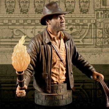 Gentle Giant Indiana Jones Raiders of the Lost Ark Bust Indiana Jones Variant SDCC 2023 Exclusive - 0