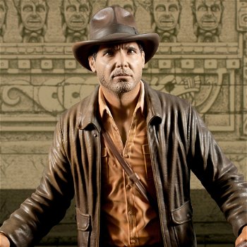 Gentle Giant Indiana Jones Raiders of the Lost Ark Bust Indiana Jones Variant SDCC 2023 Exclusive - 1